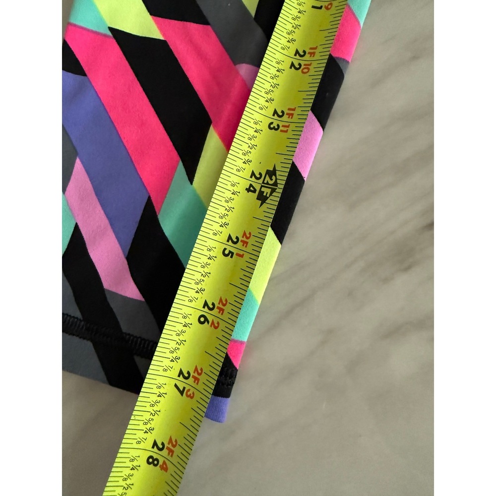 Victoria Secret VSX Sport Knockout Tight Neon Geometric Print Leggings Small - Picture 6 of 7